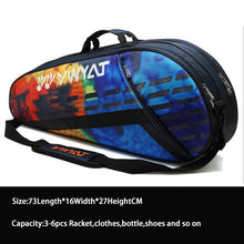 Load image into Gallery viewer, Mochila de raqueta de bádminton, bolsa para la cabeza, raqueta de tenis, bolsa de entrenamiento deportivo, bolsa para raquetas, raquetas de Nylon, raqueta de Fitness, Mochila