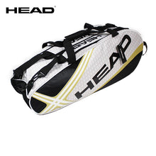 Load image into Gallery viewer, La bolsa de tenis hombre tenis bolsa para raquetas gimnasio al aire libre bolsos para bádminton capacidad 6-9 deportes de raqueta bolsa impermeable de bádminton mochila