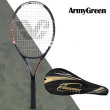 Load image into Gallery viewer, Raqueta De Tenis profesional CROSSWAY, paleta De aleación De aluminio y carbono, conjunto De raquetas De Tenis para parejas, bolsa De Tenis