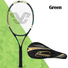Load image into Gallery viewer, Raqueta De Tenis profesional CROSSWAY, paleta De aleación De aluminio y carbono, conjunto De raquetas De Tenis para parejas, bolsa De Tenis
