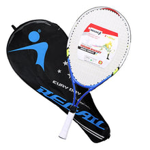 Load image into Gallery viewer, 1 Uds. Raqueta de tenis especial de 23 pulgadas para adolescentes, raqueta de tenis de aleación de aluminio, alambre de nailon resistente, adecuado para el entrenamiento de los niños
