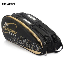 Load image into Gallery viewer, 6-12 Uds. Bolsa grande de raqueta de tenis 2020 bolsa de bádminton/accesorios raqueta profesional bolsa de deportes raqueta para el cuidado de los zapatos
