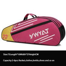 Load image into Gallery viewer, Mochila de raqueta de bádminton, bolsa para la cabeza, raqueta de tenis, bolsa de entrenamiento deportivo, bolsa para raquetas, raquetas de Nylon, raqueta de Fitness, Mochila
