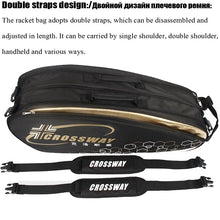 Load image into Gallery viewer, 6-12 Uds. Bolsa grande de raqueta de tenis 2020 bolsa de bádminton/accesorios raqueta profesional bolsa de deportes raqueta para el cuidado de los zapatos
