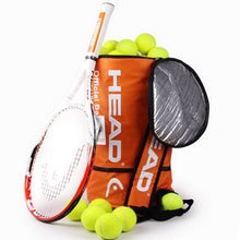 Load image into Gallery viewer, Bolsa de pelota de tenis para cabeza, raqueta de tenis de un solo hombro, gran capacidad para 70-100 Uds., accesorios con aislamiento térmico
