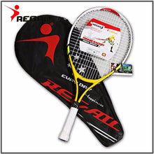 Load image into Gallery viewer, 1 Uds raqueta de tenis de entrenamiento para adolescentes, raqueta de aleación de aluminio con bolsa para niños nuevos principiantes con bolsa de transporte gratis
