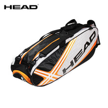 Load image into Gallery viewer, La bolsa de tenis hombre tenis bolsa para raquetas gimnasio al aire libre bolsos para bádminton capacidad 6-9 deportes de raqueta bolsa impermeable de bádminton mochila
